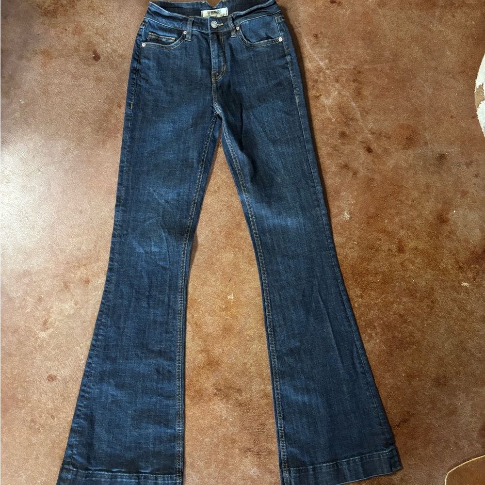 High Rise Welt Pocket Trouser Jeans